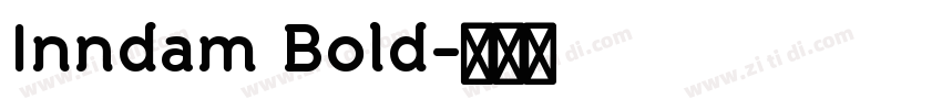 Inndam Bold字体转换
